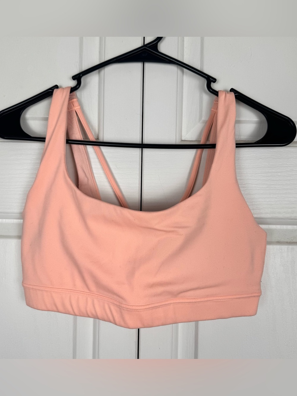 Athleta Peach Strappy Sports Bra